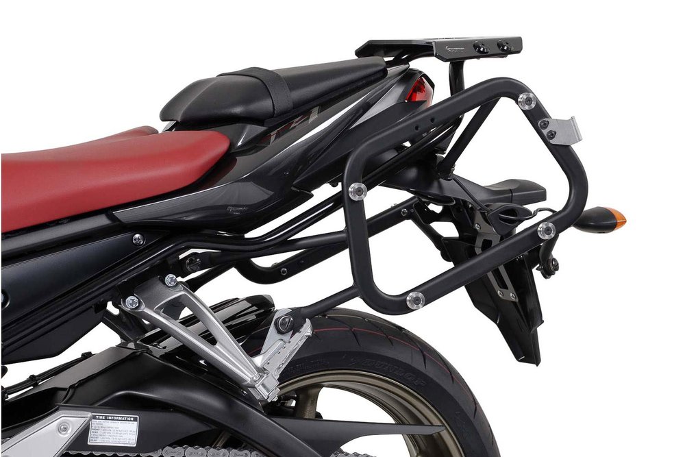 SW-Motech EVO side carriers - Black. Yamaha FZ 1 / Fazer (05-16).