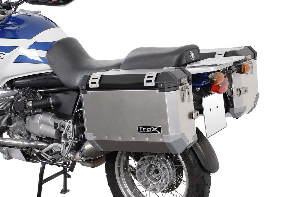 SW-Motech EVO side carriers - Black. BMW R1100GS / R1150GS / R1150GS Adventure