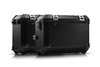 SW-Motech TRAX ION hliníkový kufr systém - černý. 45 / 45 l. BMW F650GS (-07) / G650GS (11-)