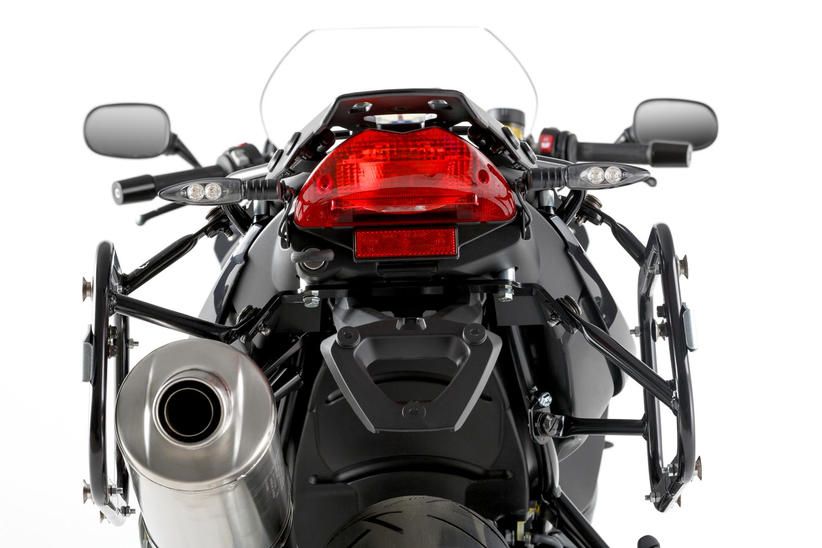 SW-Motech EVO side carriers - Black. BMW F 800 R (09-) / F 800 GT (12-)., black
