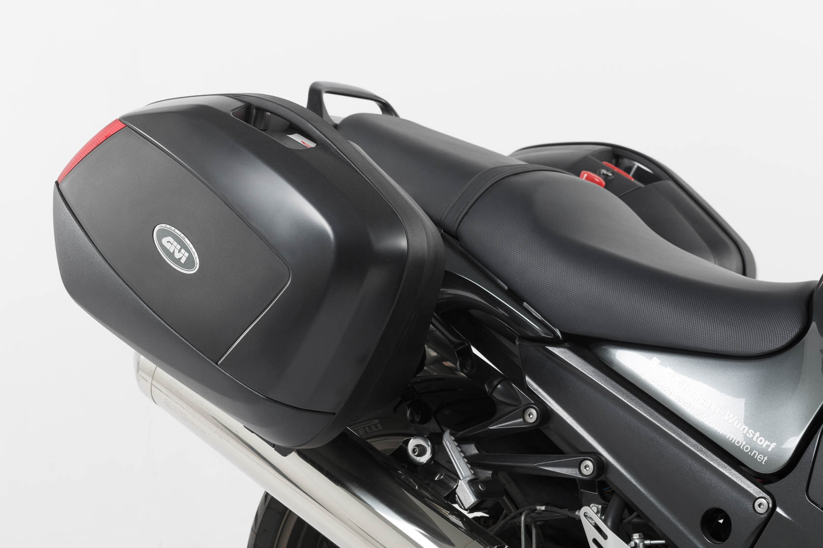SW-Motech EVO Kontur-Kofferträger - Schwarz. Kawasaki ZZR 1400 (06-10)., schwarz