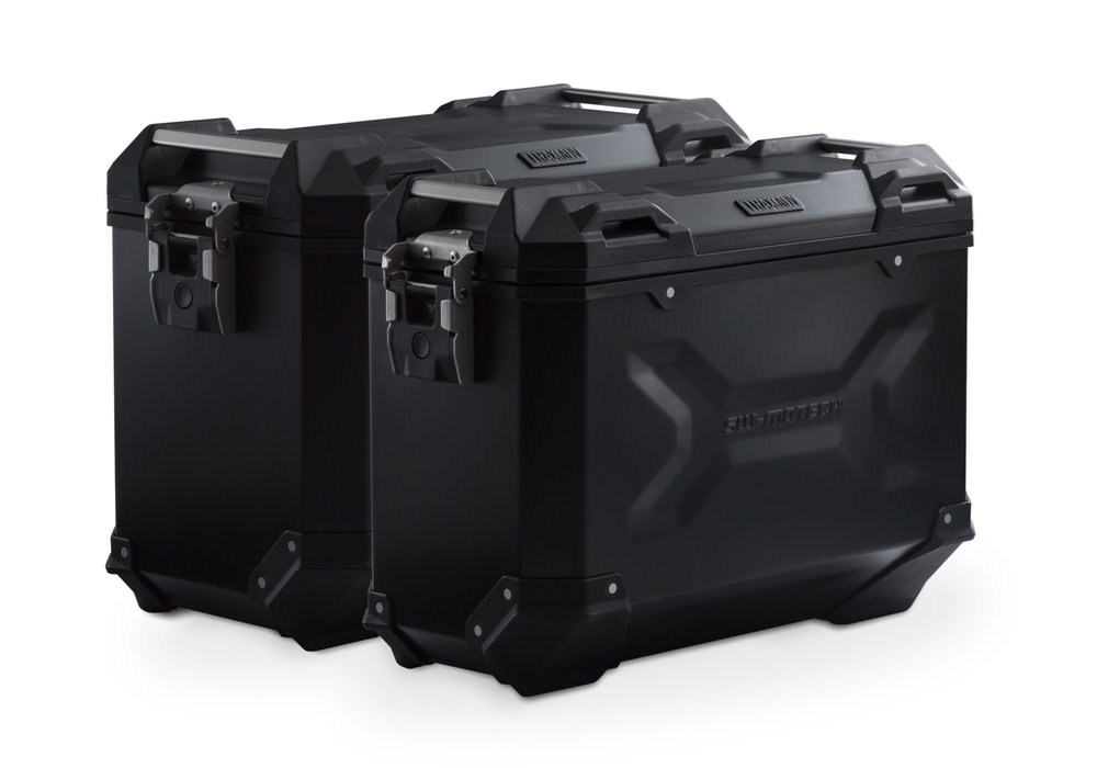 SW-Motech TRAX ADV aluminium case system - Black. 45/37 l. Triumph Tiger 1050 Sport (13-).