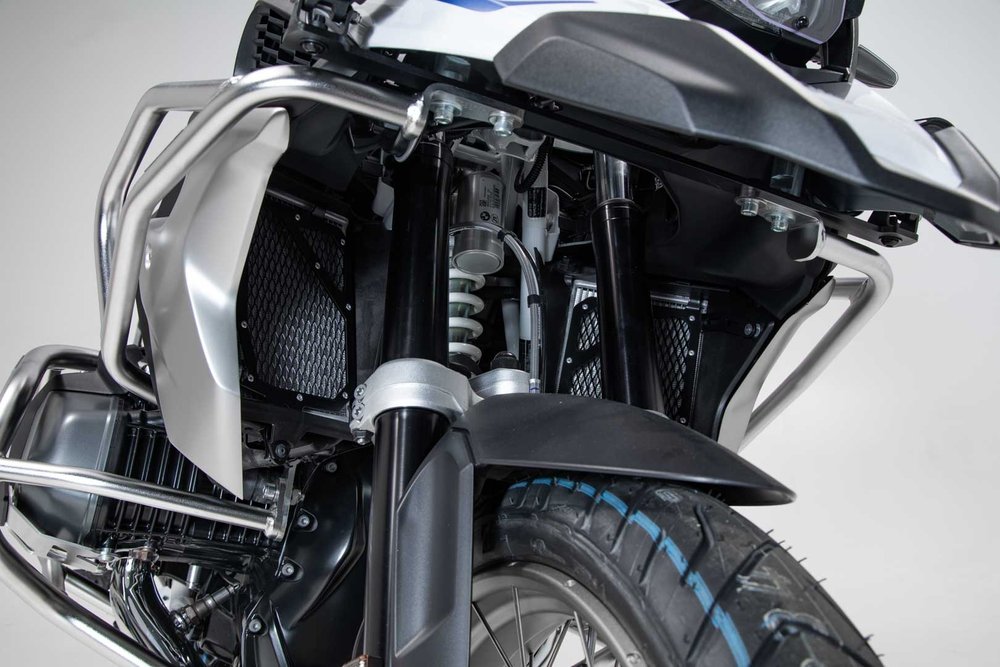 SW-Motech Radiator guard - Zwart. BMW R 1200 GS (16-18), R 1250 GS (18-).