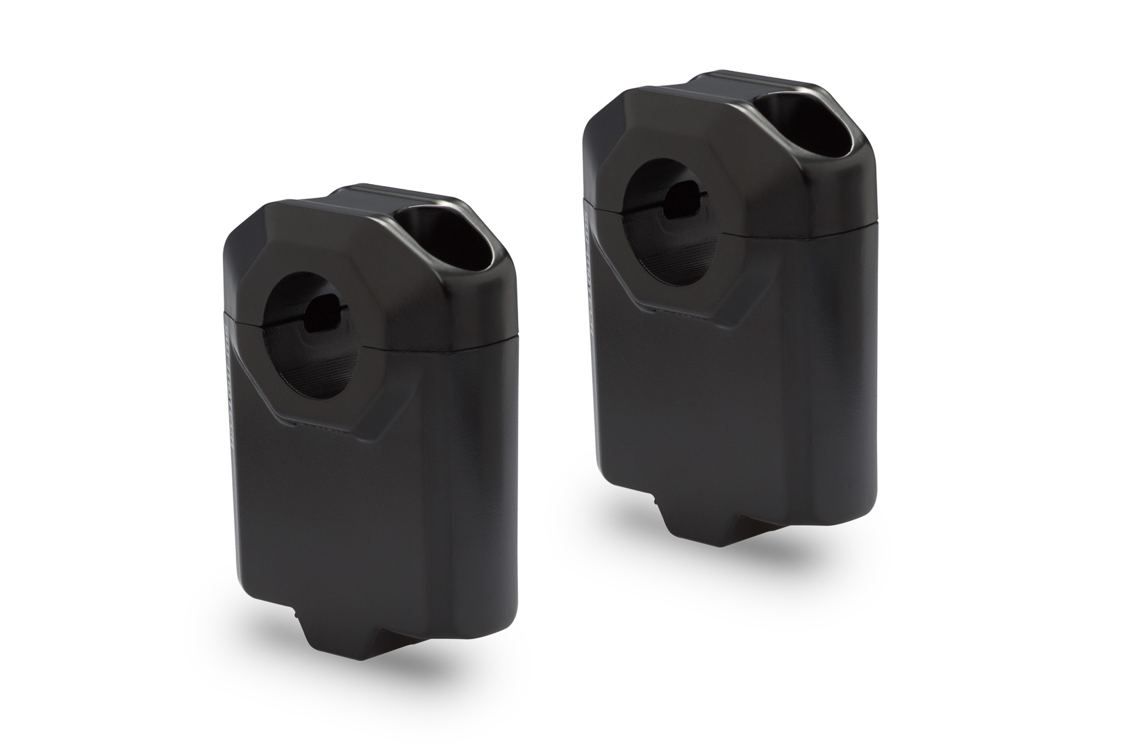 SW-Motech Bar riser for Ø 22 mm handlebar - H=50 mm. Black., black