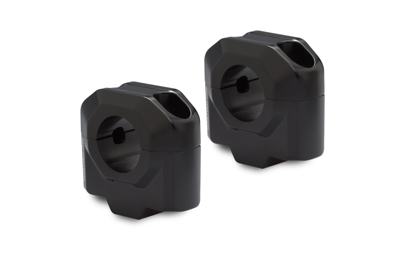 SW-Motech Bar riser for Ø 28 mm handlebar - H=30 mm. Black., black
