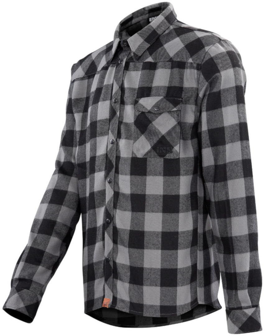 Image of IXS Escapee Camicia di flanella, nero-grigio, dimensione S