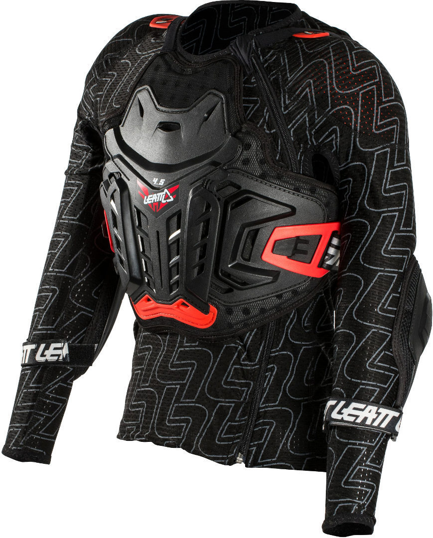 Image of Leatt Body Protector 4.5 Kids Motocross Protector Camicia, nero, dimensione L XL