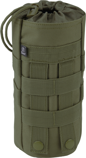 Side view of Brandit I Bottle Holder, green for Men