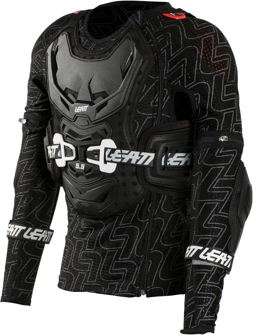 Image of Leatt Body Protector 5.5 Kids Motocross Protector Camicia, nero, dimensione S M per bambini