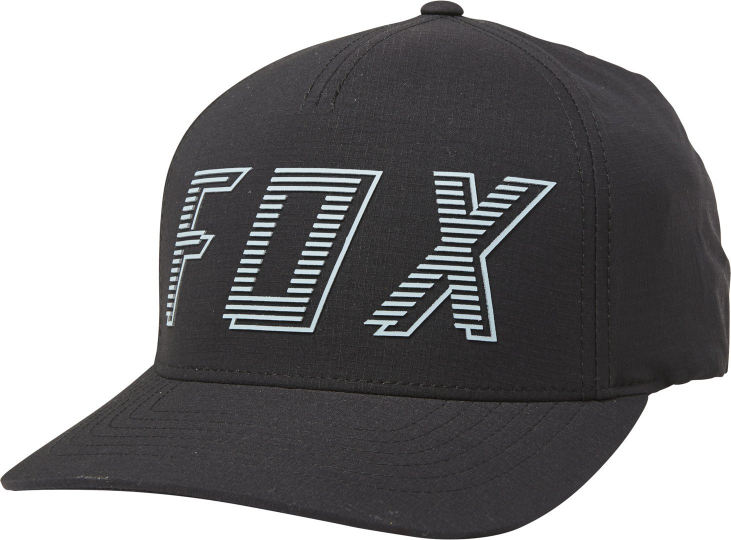 FOX Barred Flexfit Cap, black, Size S M, black, Size S M