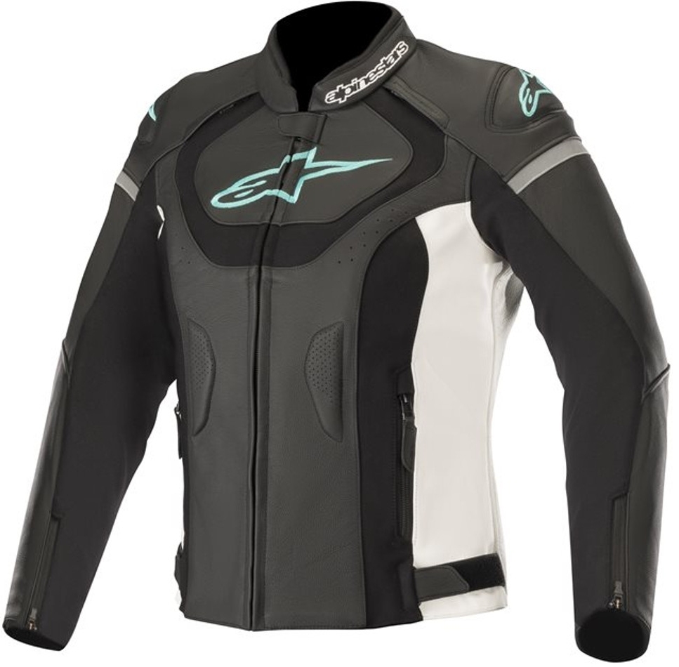 Alpinestars Stella Jaws V3 레이디스 오토바이 가죽 재킷