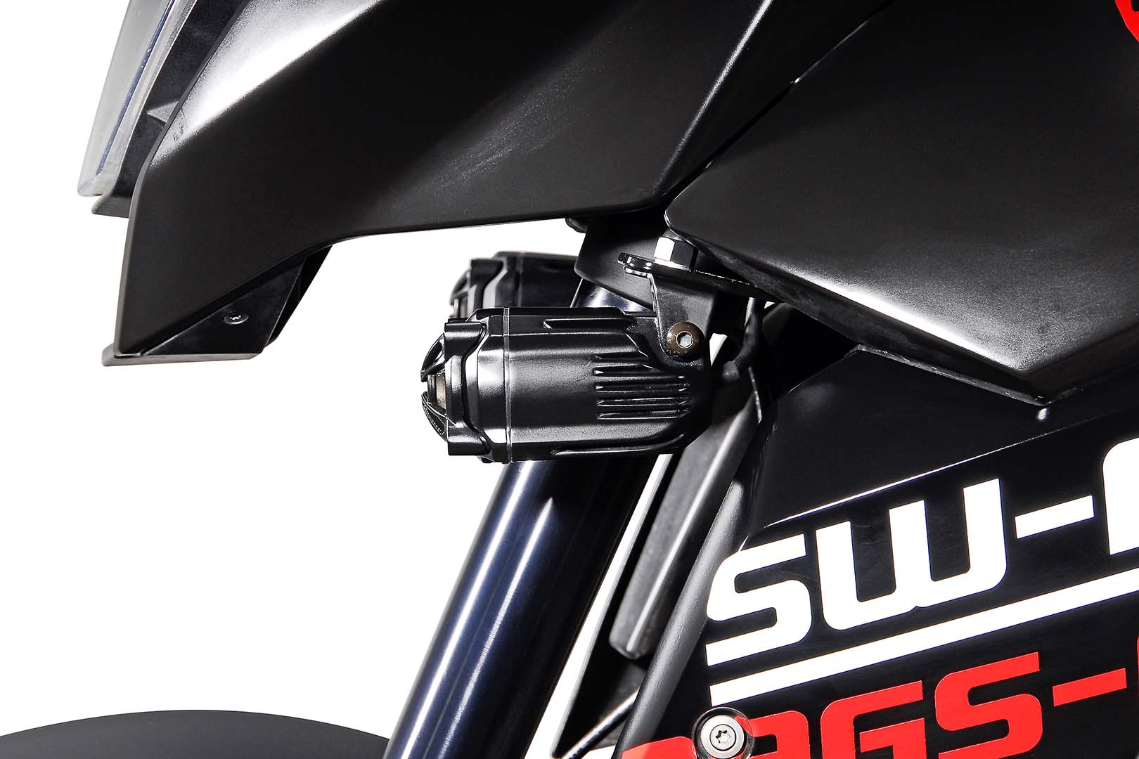 SW-Motech Light mounts - Black. KTM 990 SMT (08-14)., black