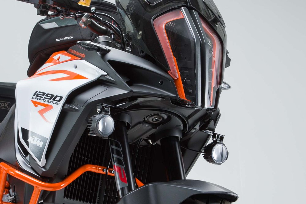 SW-Motech Suportes de luz - Preto. KTM 1290 Super Adventure S/R (16-20).