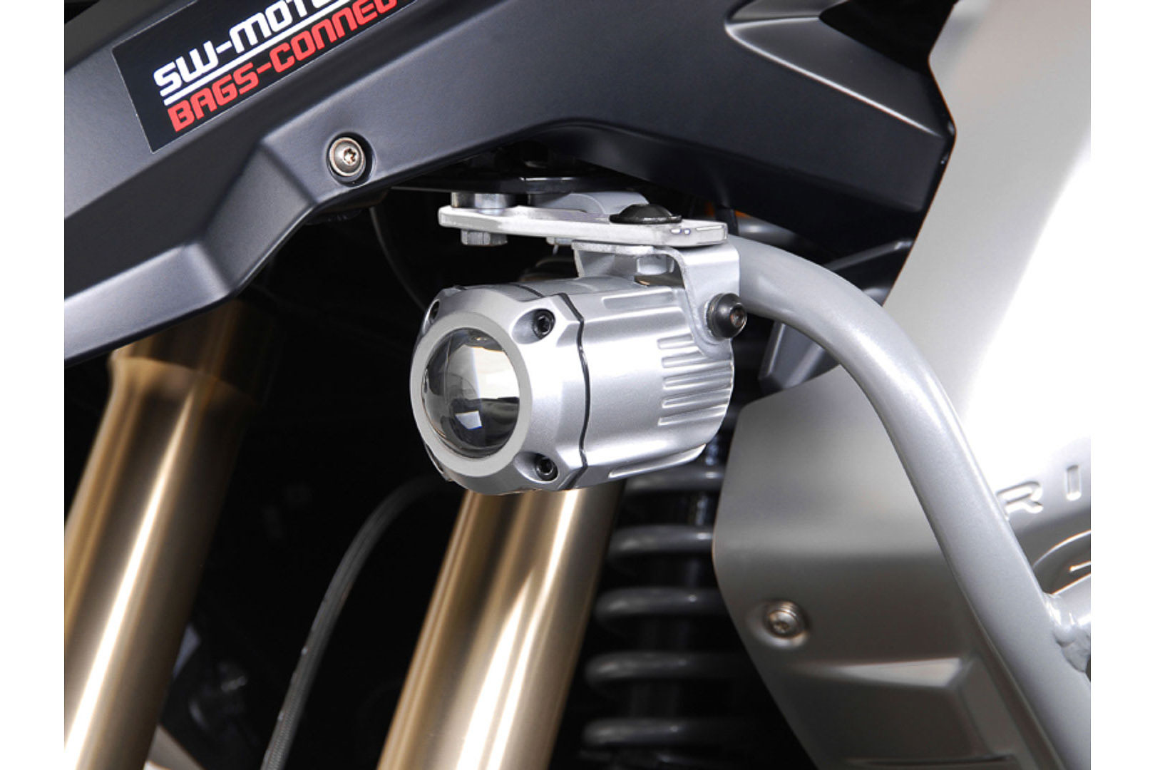 SW-Motech Light mounts - Silver. BMW R 1200 GS (08-12)., silver