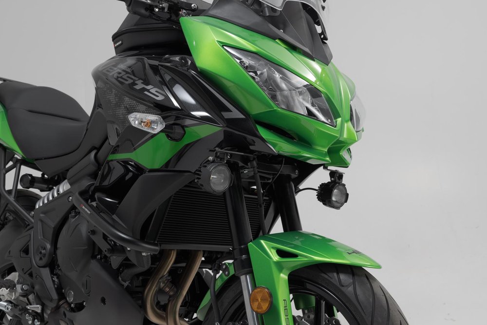 Soportes de luz SW-Motech - Negro. Kawasaki Versys 650 (14-21).