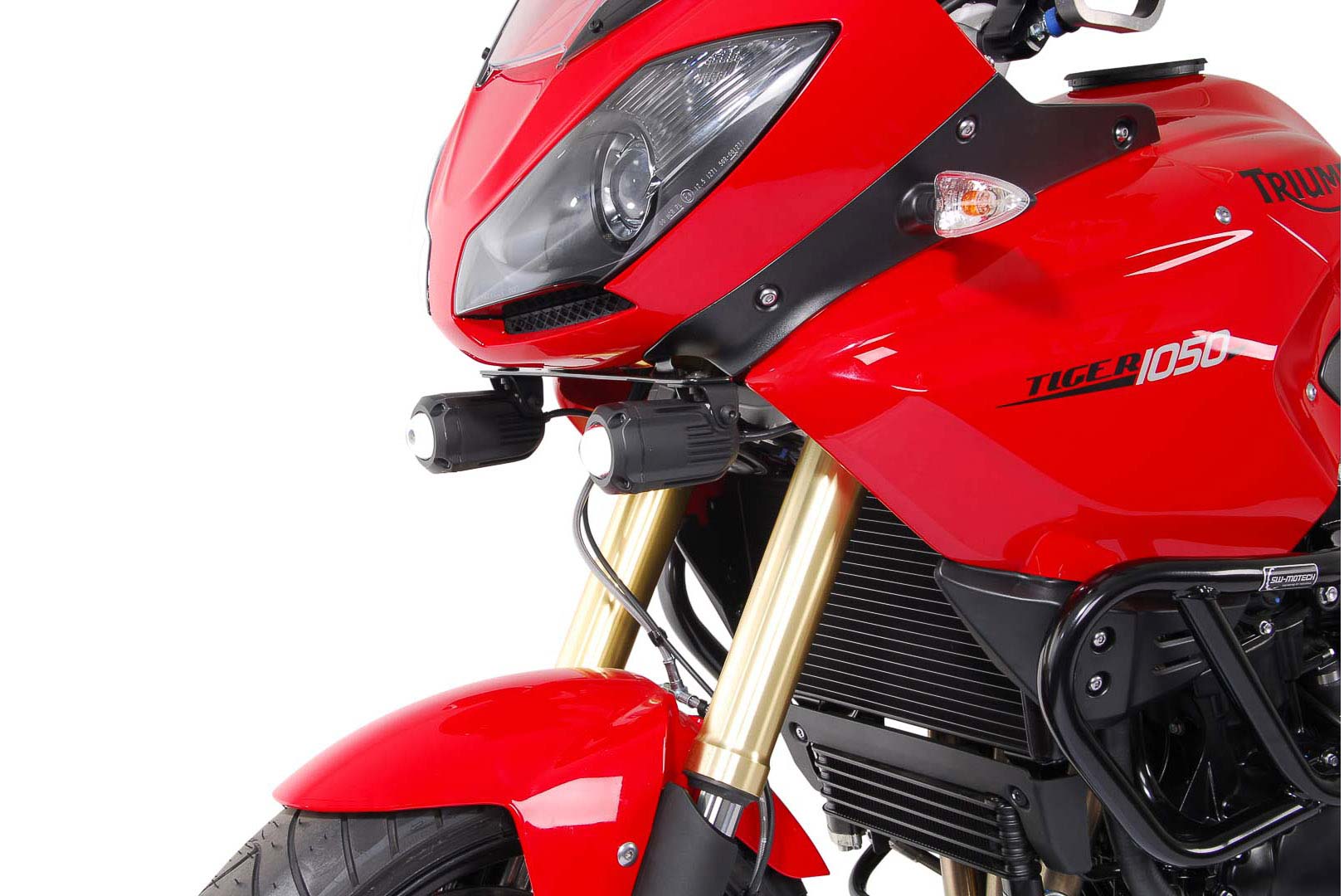 SW-Motech Light mounts - Black. Triumph Tiger 1050 (06-12)/ SE (11-12)., black