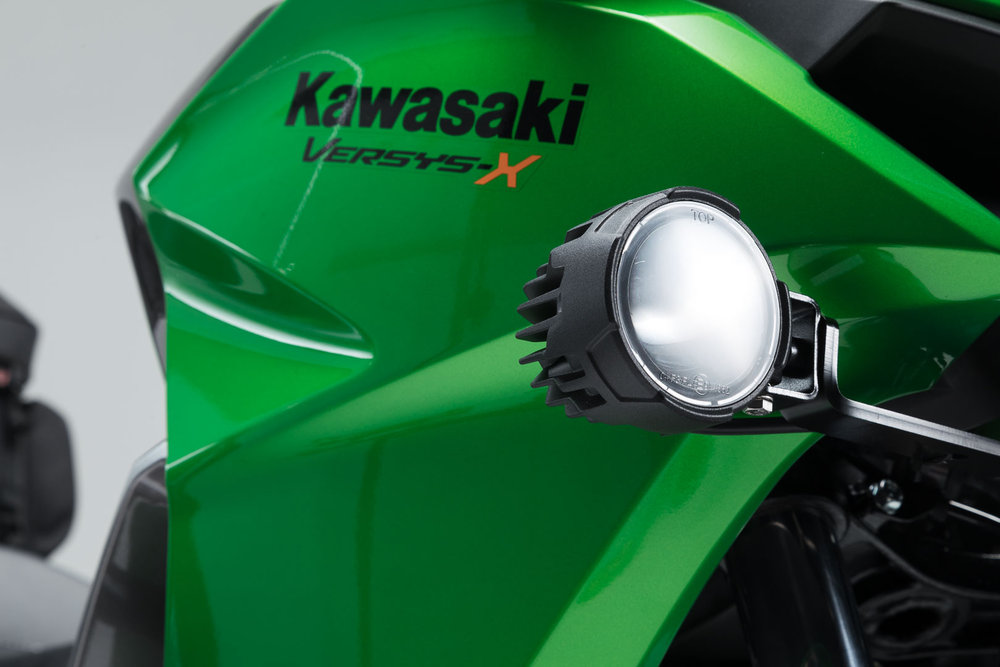 SW-Motech EVO grootlicht kit - Zwart. Kawasaki Versys-X300 ABS (16-).