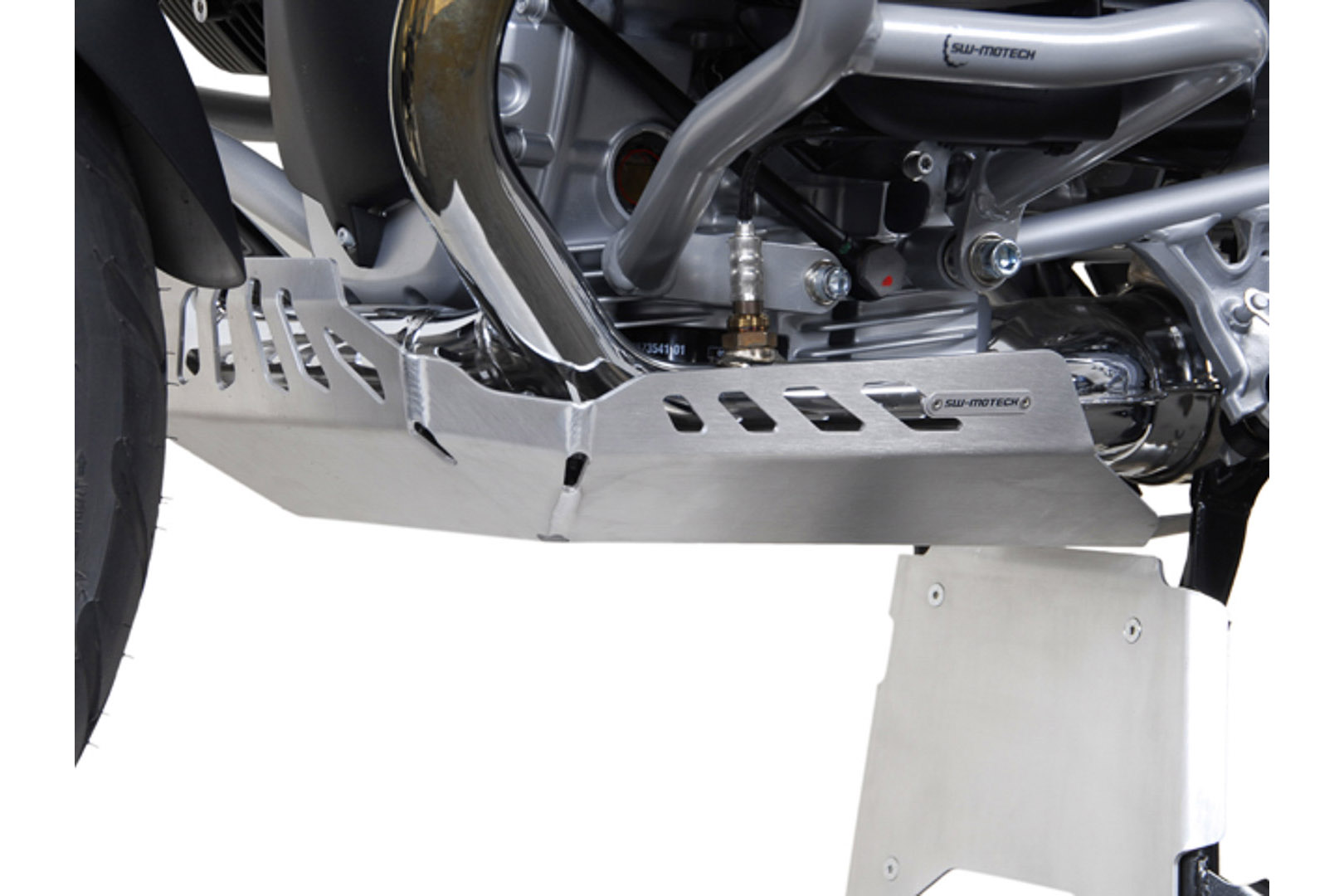 SW-Motech Engine guard - Silver. BMW R 1200 GS (04-12) / Adventure (08-)., silver, Size One Size