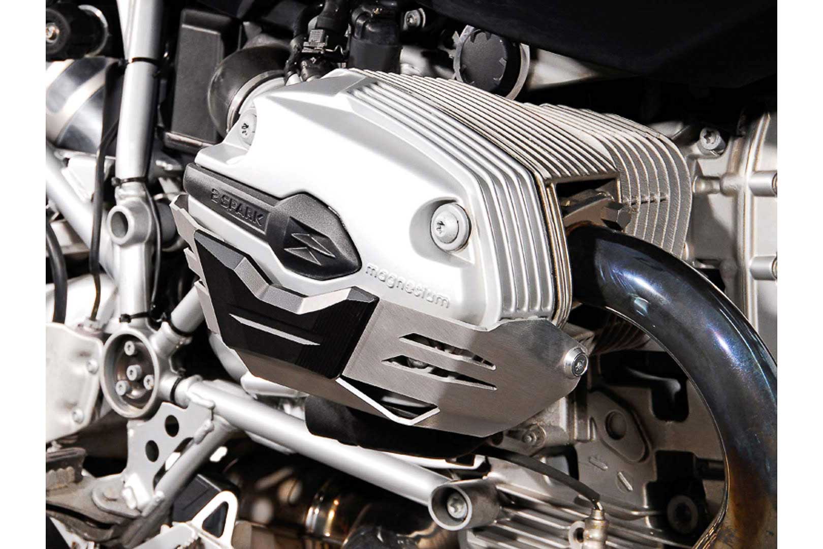 SW-Motech Cylinder guard - Silver. BMW R1200 R/ ST/ GS/ Adventure., silver, Size One Size