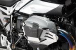 SW-モテックシリンダーガード-シルバー。BMW R1200 R / GS / アドバンス、R ナインT。