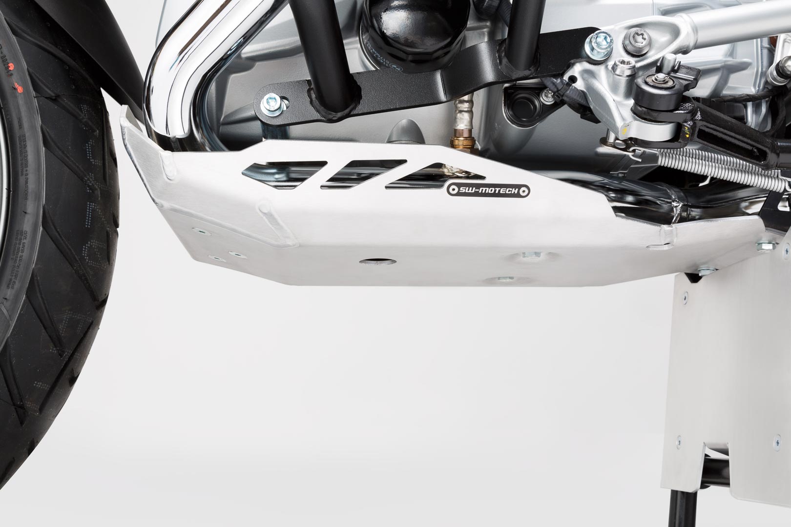 SW-Motech Engine guard - Silver. BMW R1200 GSLC / Adventure (12-), Rallye., silver, Size One Size