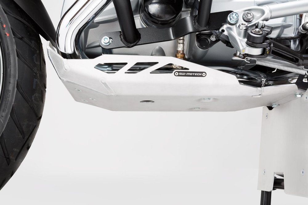 SW-Motech Moottorin suojus - hopea. BMW R 1200 GSLC/Adventure/Rallye (12-18).