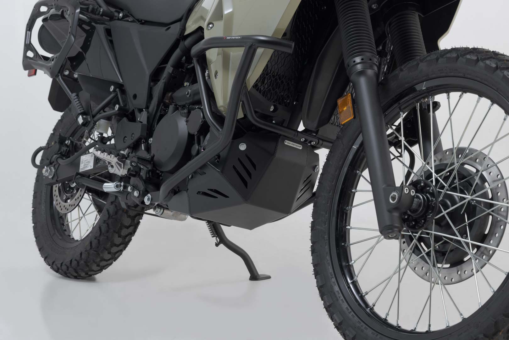 SW-Motech Engine guard - Black. Kawasaki KLR 650 (08-)., black, Size One Size