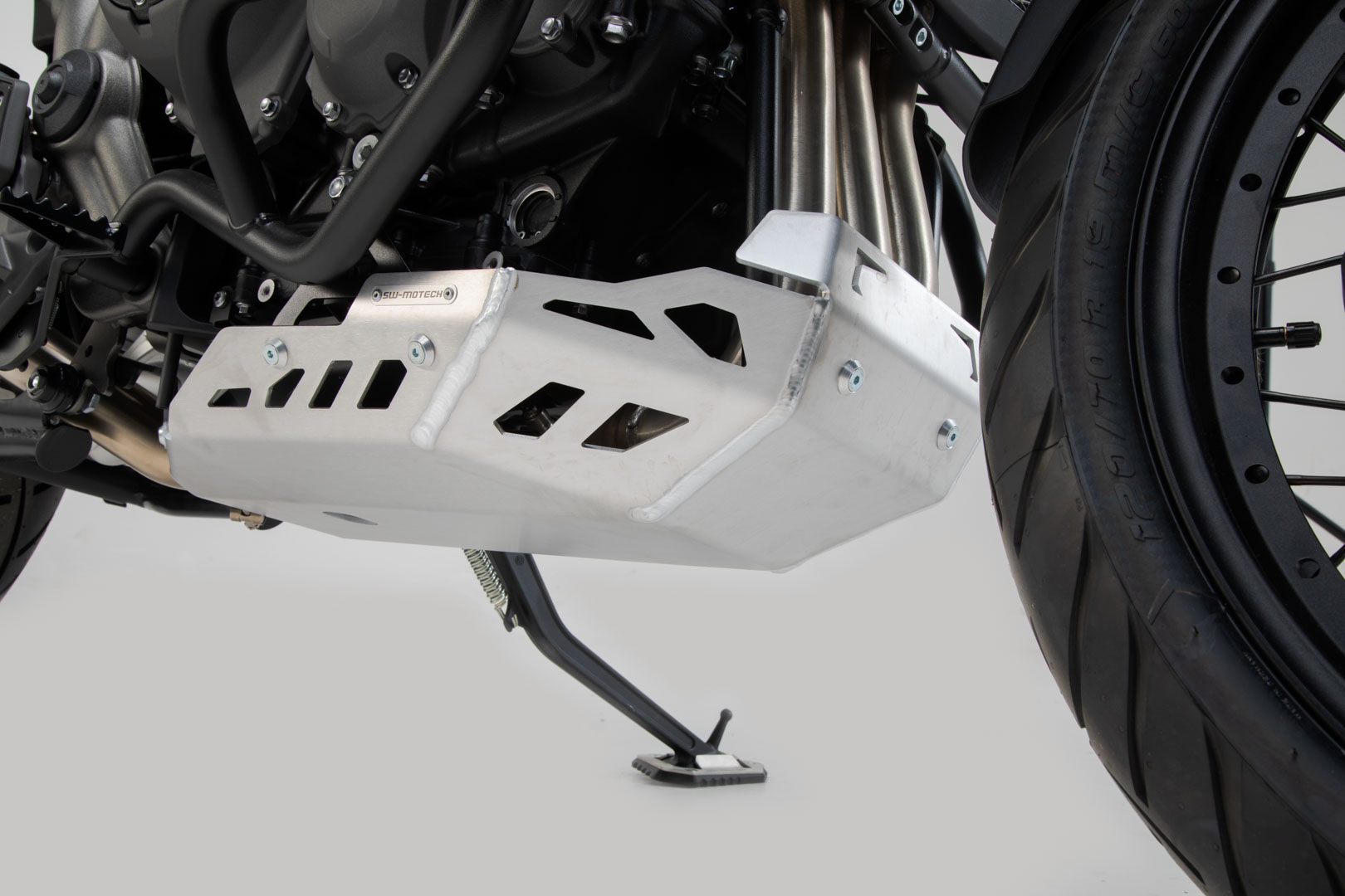 SW-Motech Engine guard - Silver. Triumph Tiger 1200 / Explorer (11-)., silver, Size One Size