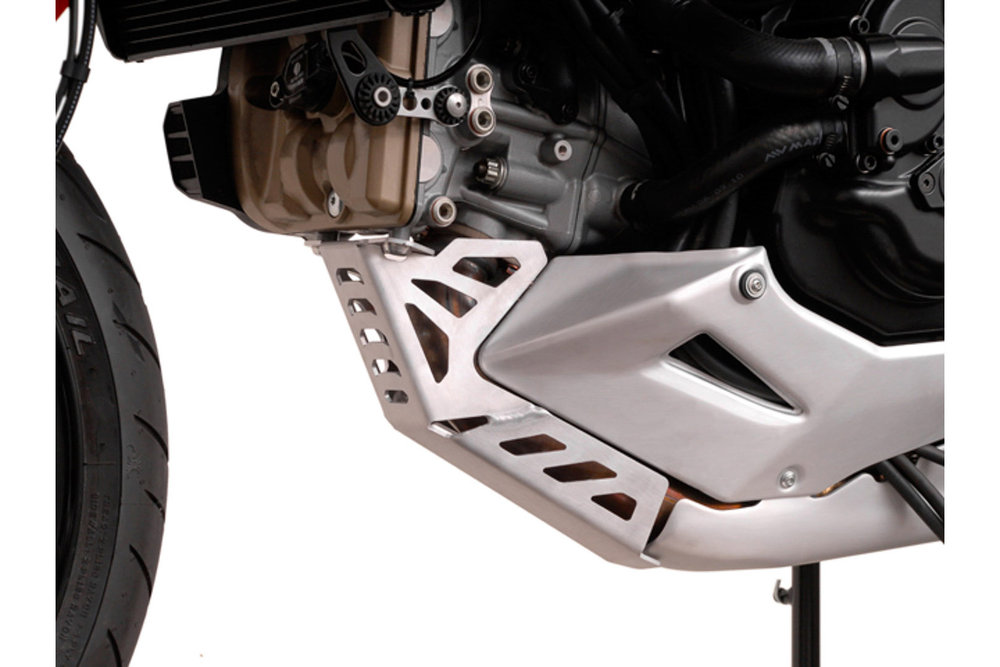 SW-Motech Защита двигателя - серебристый. Ducati Multistrada 1200/S (10-14).