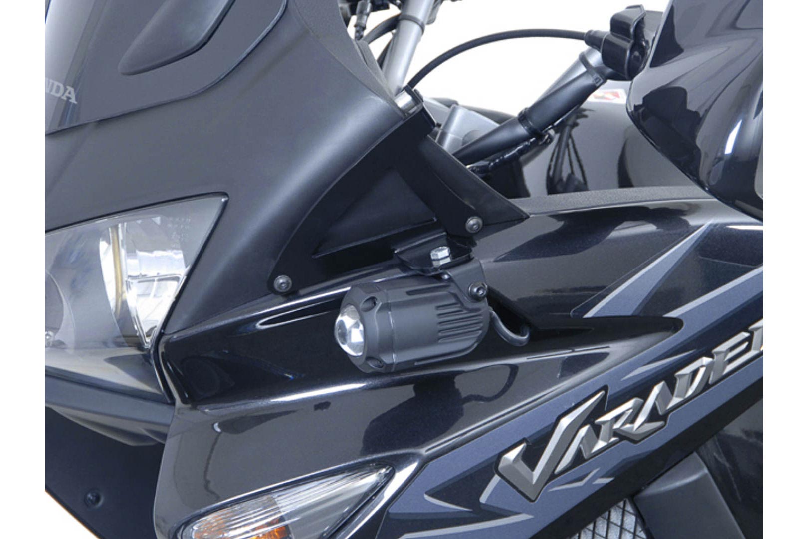 SW-Motech Light mount - Black. Honda XL1000V Varadero (01-11)., black