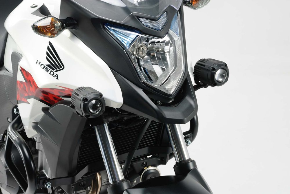 SW-Motech Light -kiinnikkeet - musta. Honda CB500X (13-18).