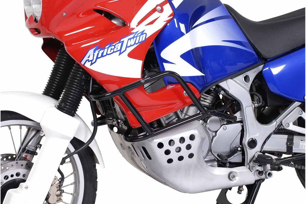 Аварийная планка SW-Motech - черная. Honda XRV750 Africa Twin (93-03).