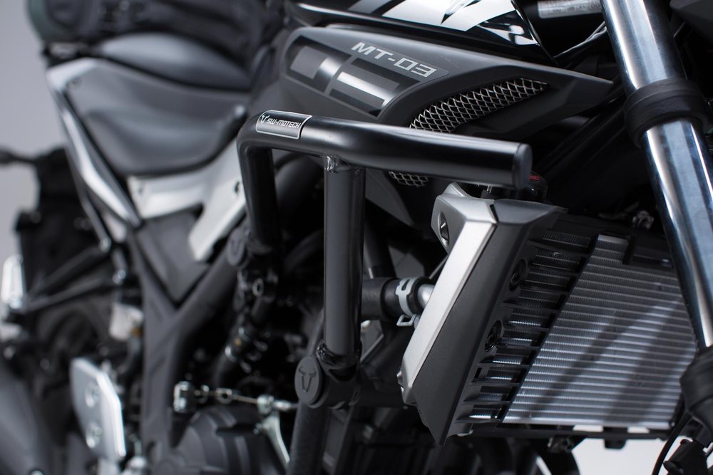 SW-Motech Crash bar - Black. Yamaha MT-03 (16-). Crash bar Black - Yamaha MT-03 (16-)