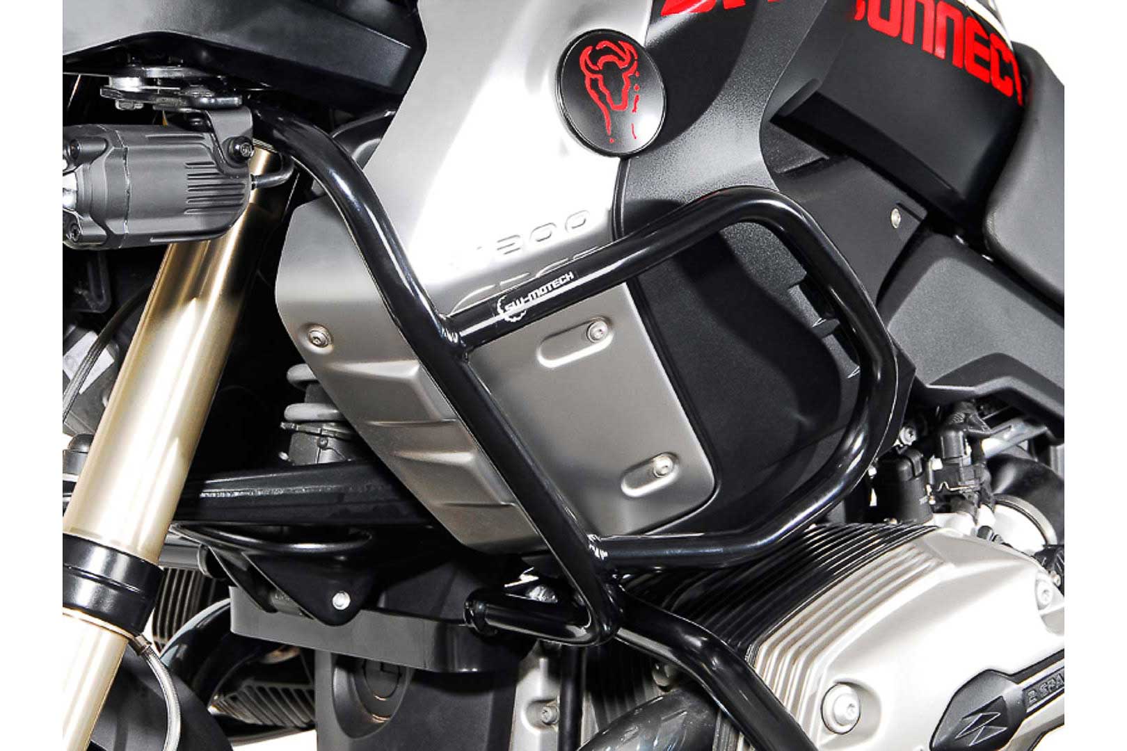 SW-Motech Noir. BMW R 1200 GS (08-12). Pour crashbars. - Noir. BMW R 1200 GS (08-12). Pour crashbars.