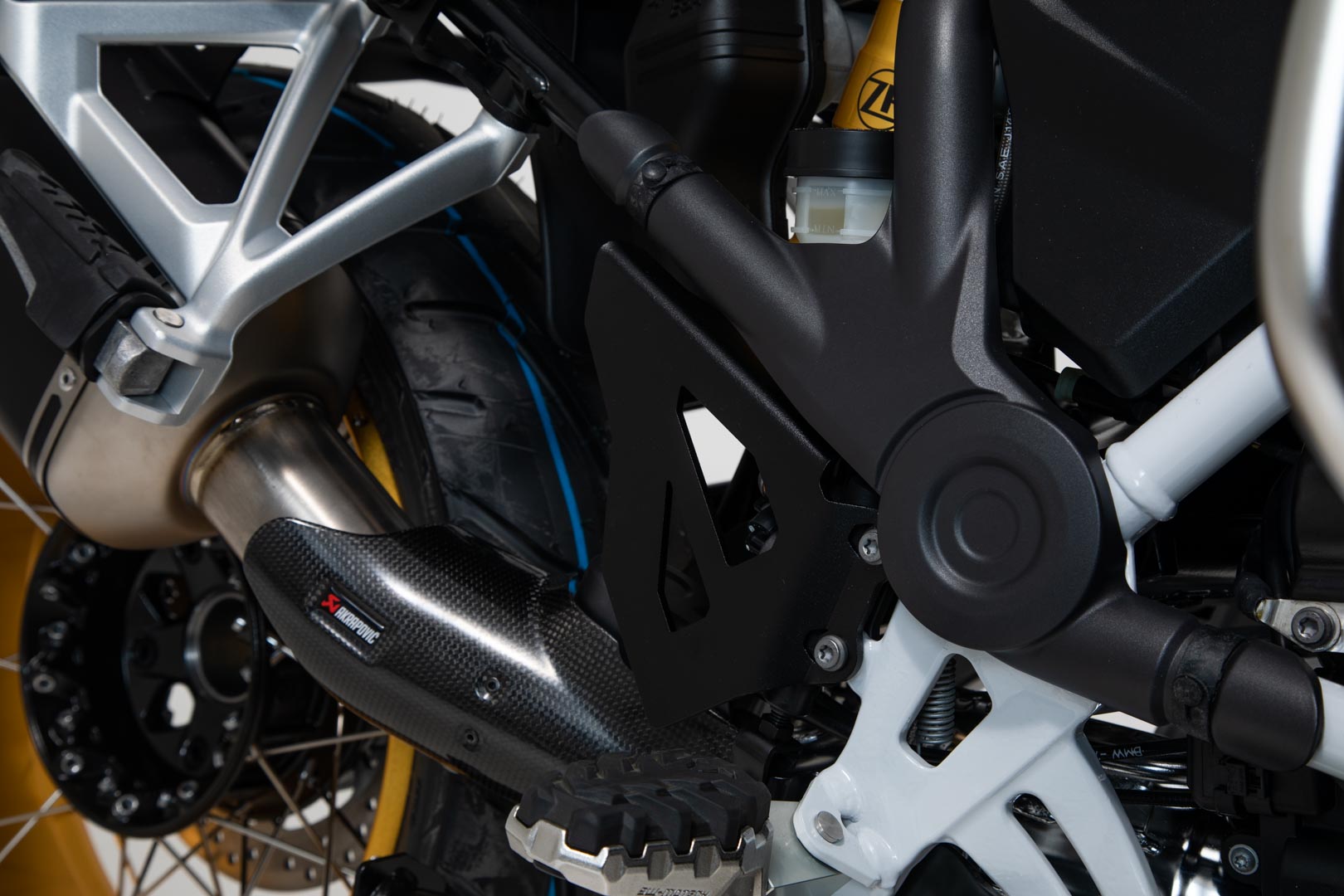 SW-Motech Bremspumpen-Schutz Set - Schwarz. BMW R1200GS, R1250GS., schwarz