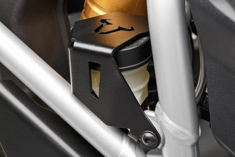 SW-Motech Protetor de reservatório de fluido de freio - Preto. BMW R1200GS, R1250GS.
