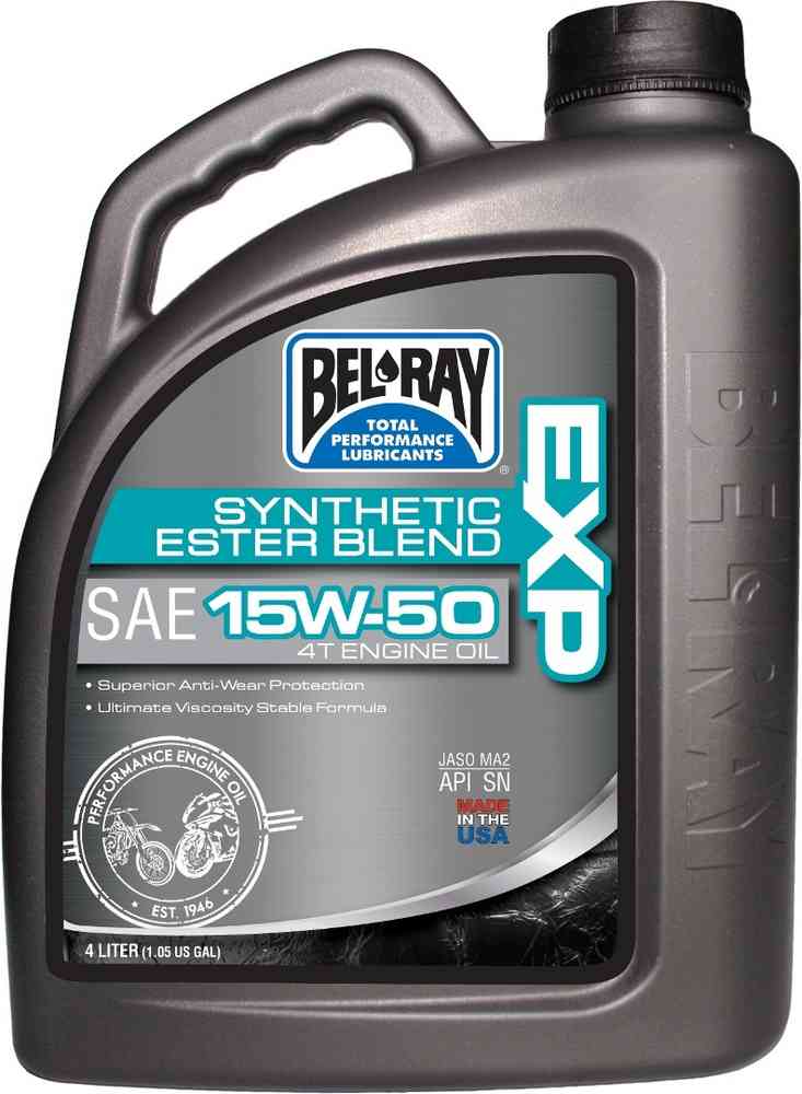 Bel-Ray EXP 15W-50 모터 오일 4 리터