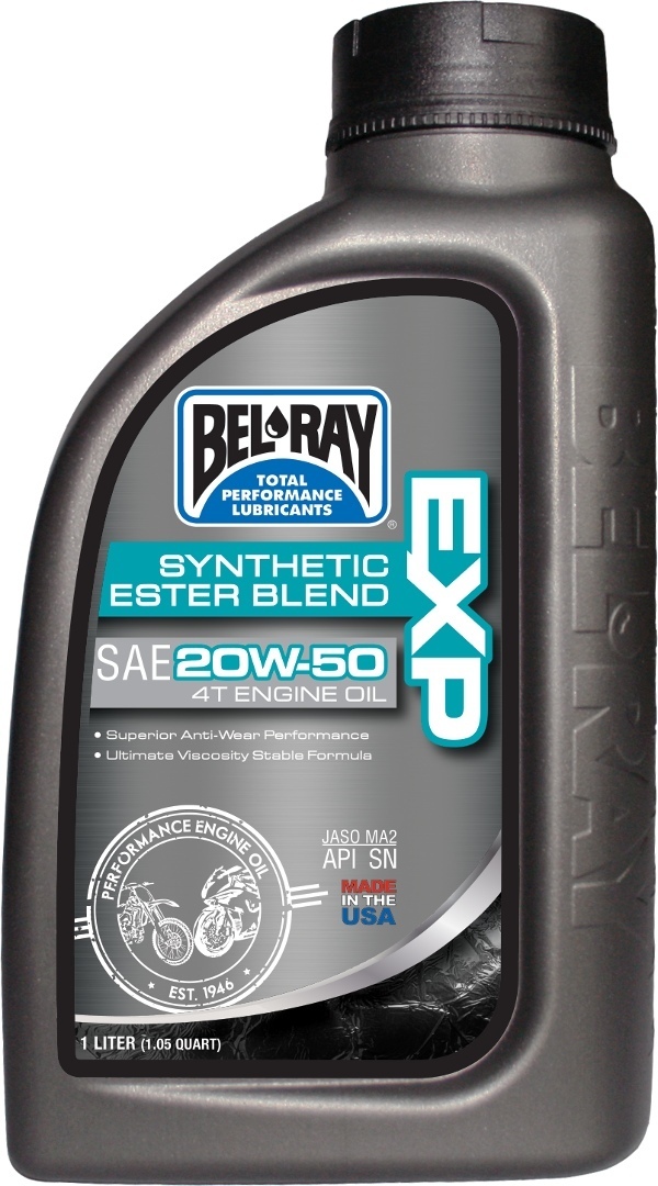 Bel Ray Unisex Bel-Ray Exp 20W-50 Motor Oil Liter Size 1