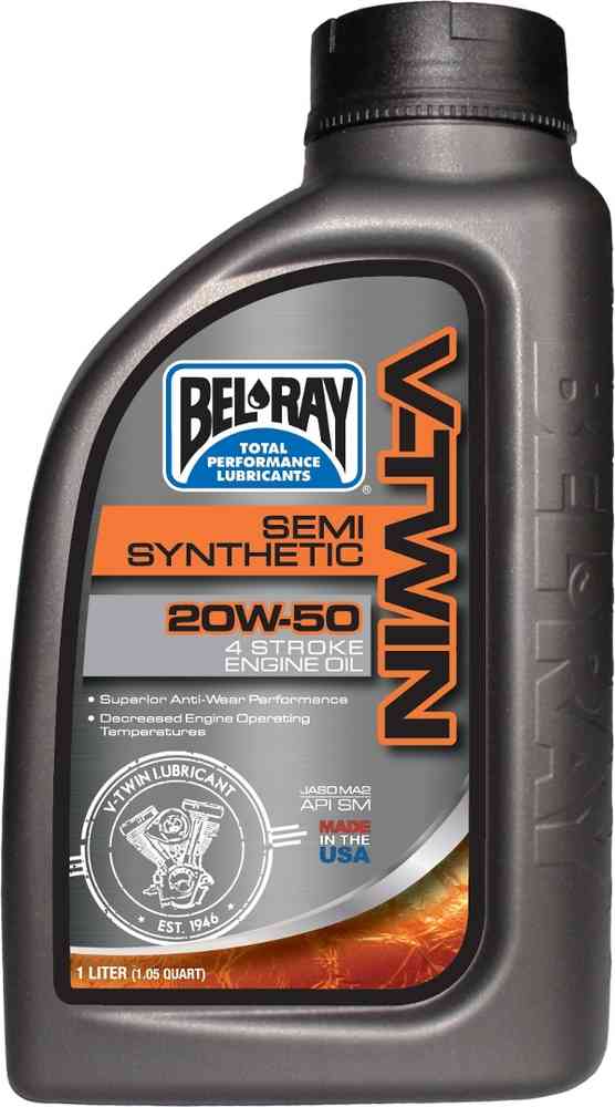 Bel-Ray V-Twin 20W-50 Motorové oleje 1 litr