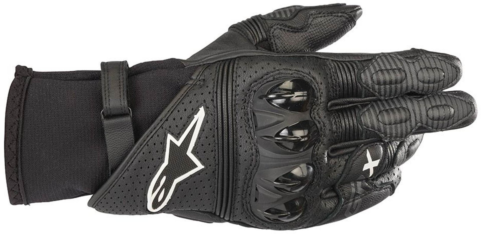Alpinestars GP X V2 Motorcycle Gloves, black, Size XL, black, Size XL