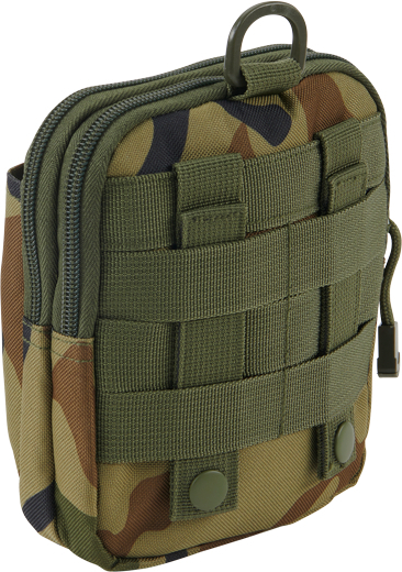 Side view of Brandit Molle Pouch Functional Bag, green for Men