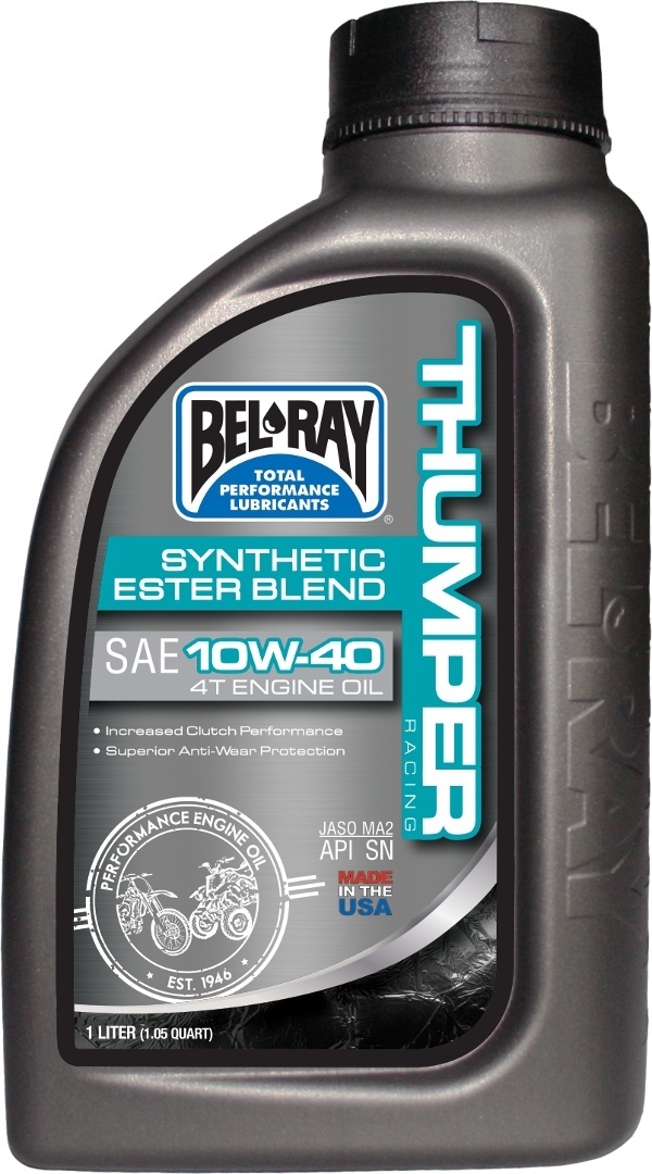 Bel Ray Unisex Bel-Ray Thumper Racing 10W-40 Motor Oil Liter Size 1