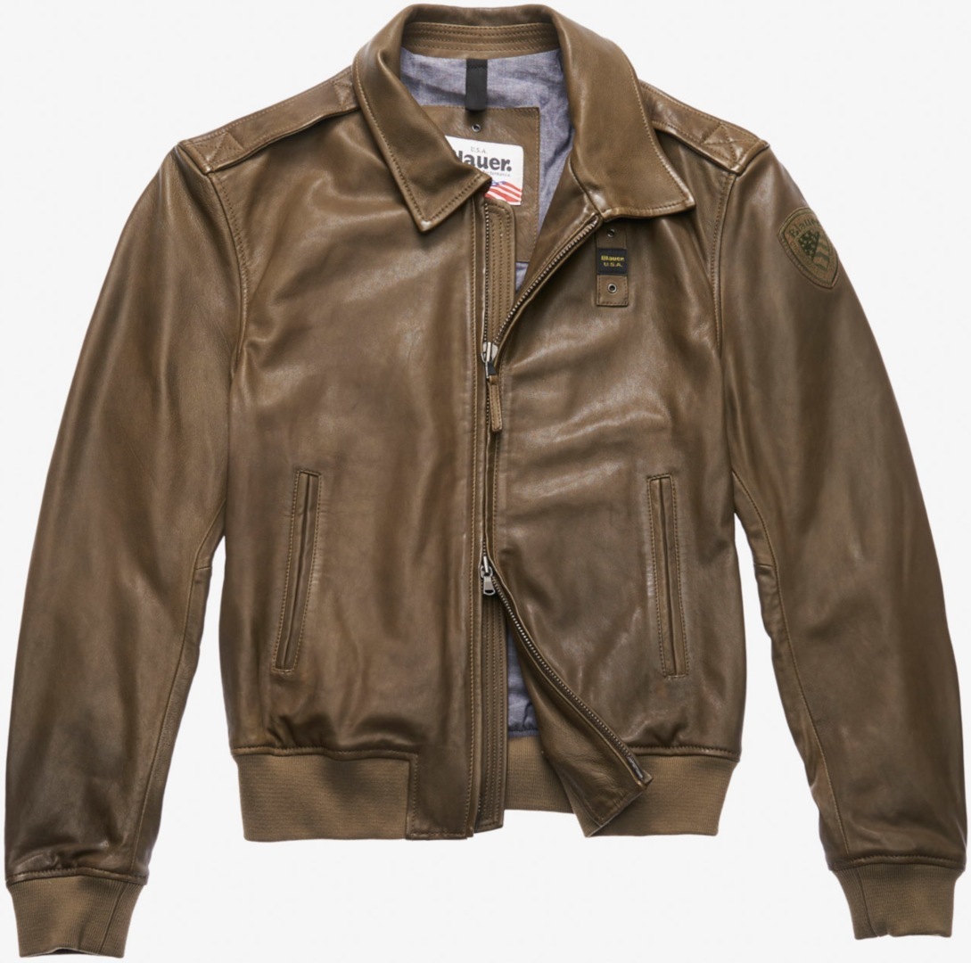 Blauer USA Smith Leather Jacket buy cheap FC Moto