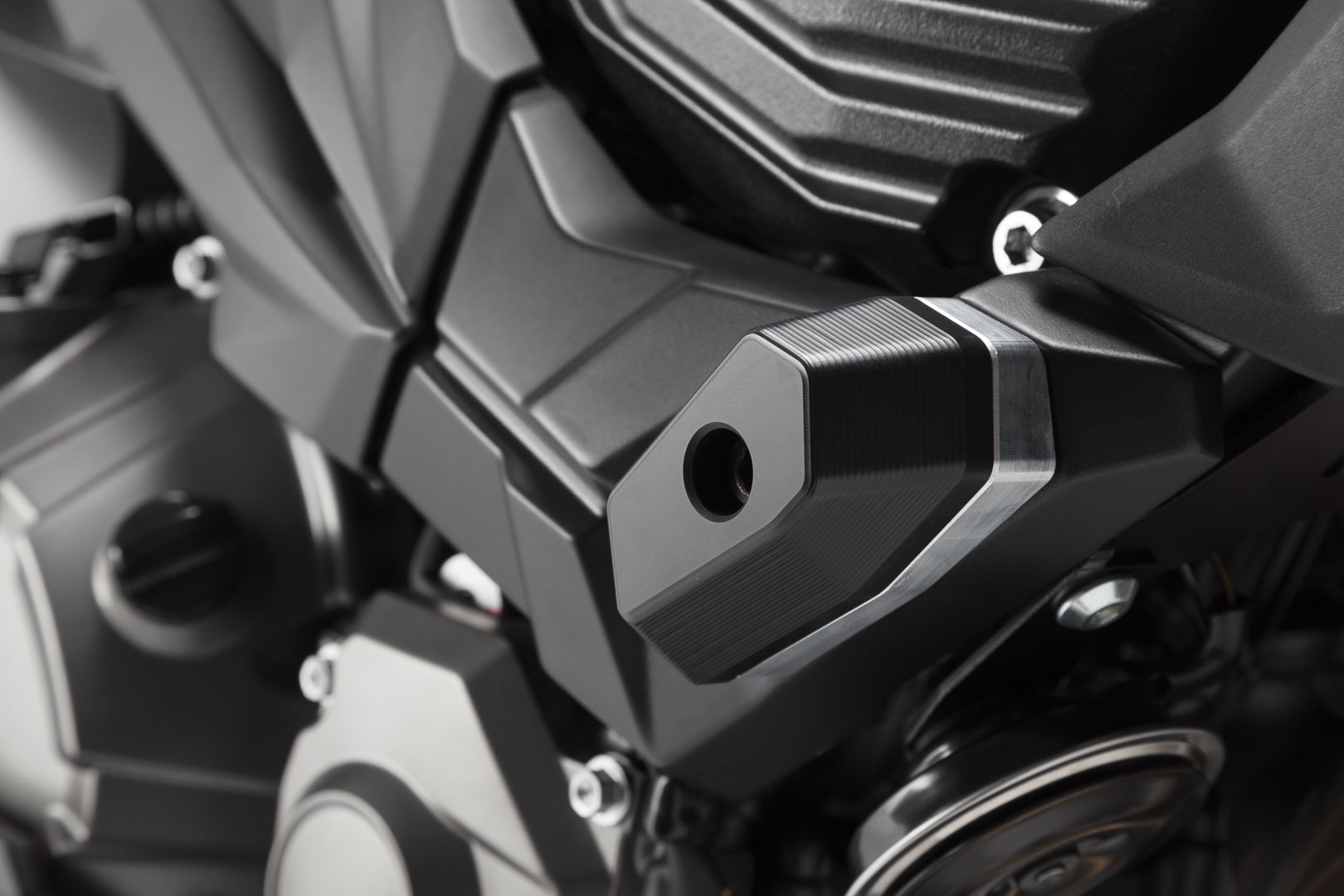 SW-Motech Slider set for frame - Black. Kawasaki Z 800 (12-16)., black