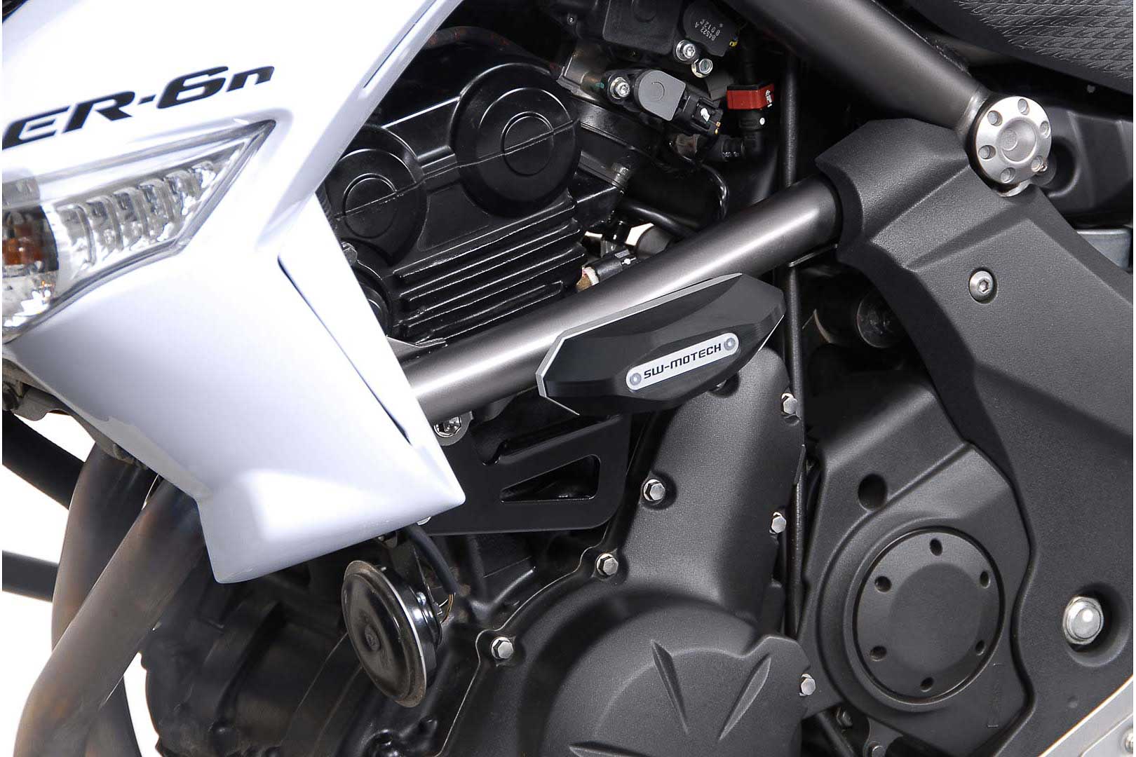 SW-Motech Slider set for frame - Black. Kawasaki ER-6n (09-11)., black