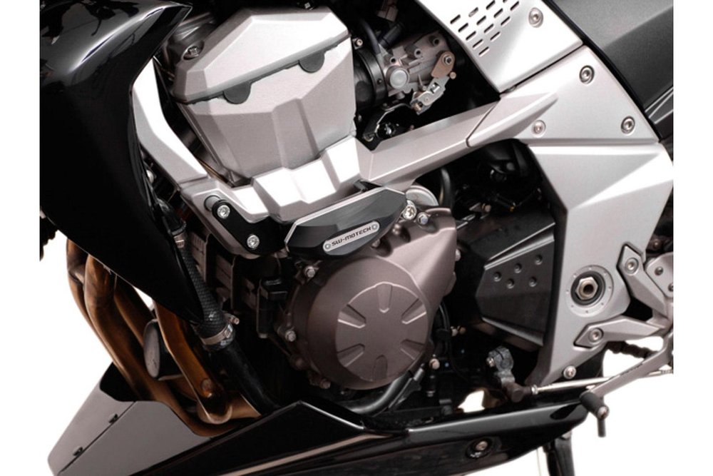 SW-Motech Frame slider kit - Black. Kawasaki Z750 (07-12), Z750R (11-12).