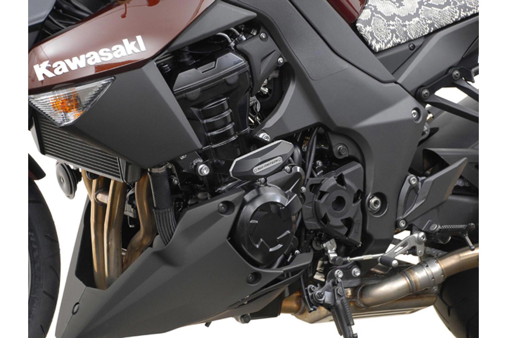 SW-Motech Slider set for frame - Black. Kawasaki Z 1000 (10-)., black