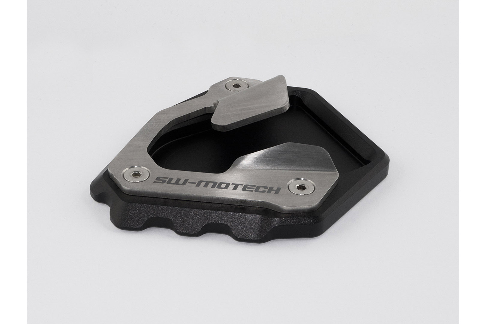 SW-Motech Extension for side stand foot - Black/Silver. CRF1000L (15-)/Adv Sports (18-)., silver