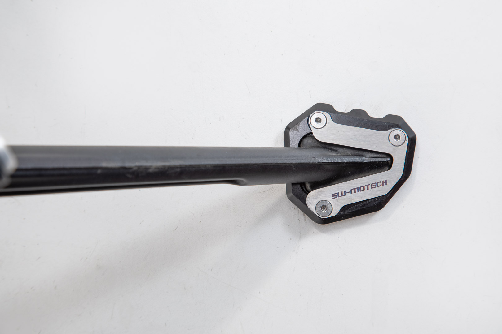 SW-Motech Extension for side stand foot - Black/Silver. KTM 790 Duke (18-)., silver