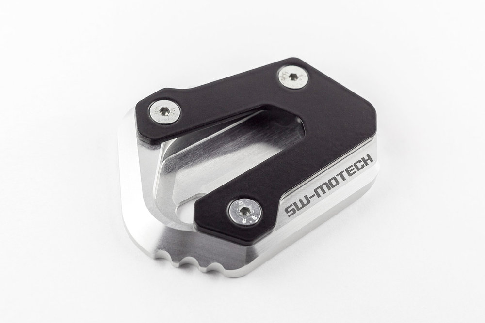 SW-Motech Extension for side stand foot - Black/Silver. Suzuki DL 650 (04-) / XT (11-).